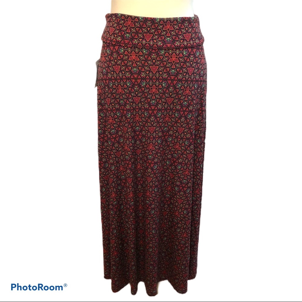 LuLaRoe Geometric Maxi Skirt size XS